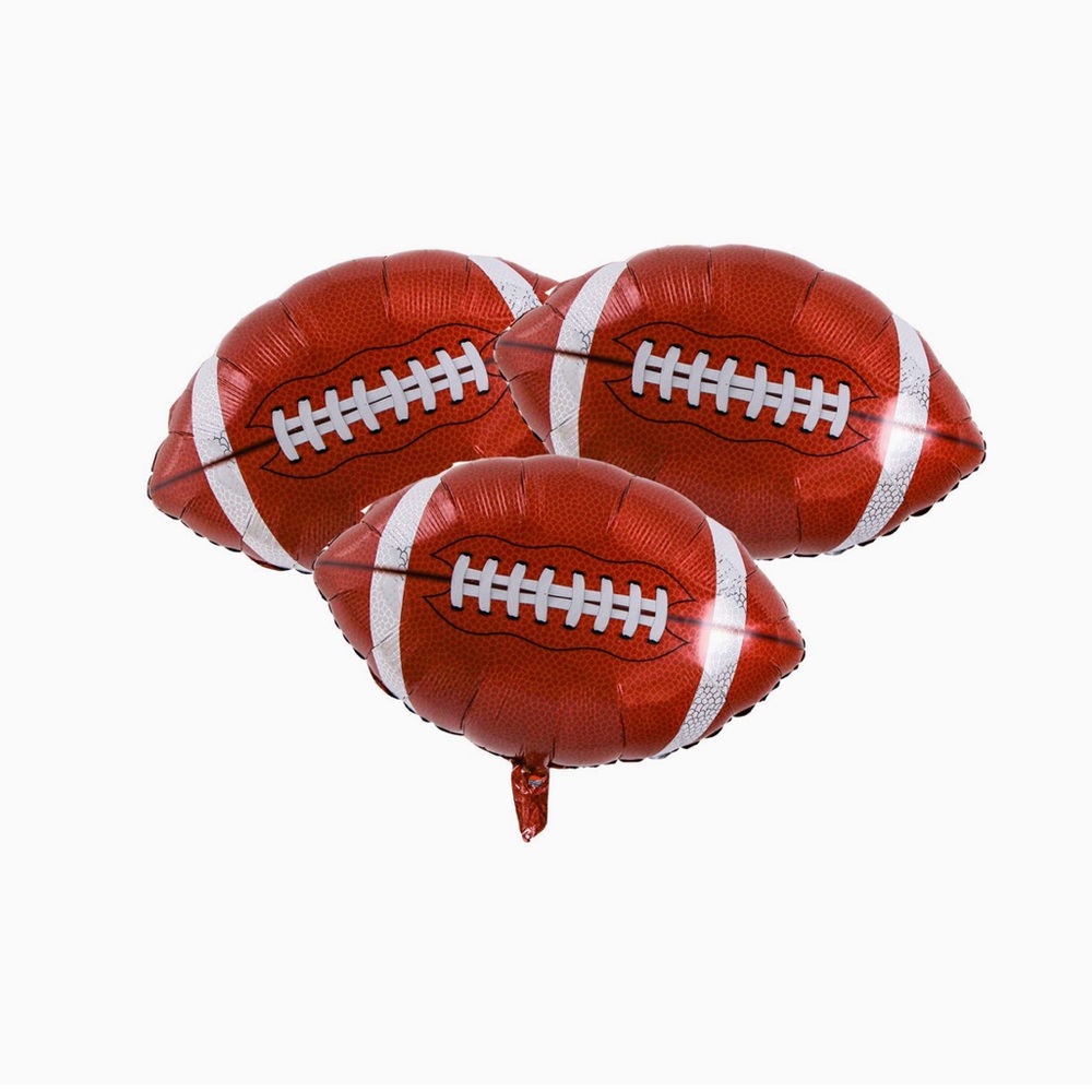 NWT 🏈 FOOTBALL 3 pack of 26” Balloons